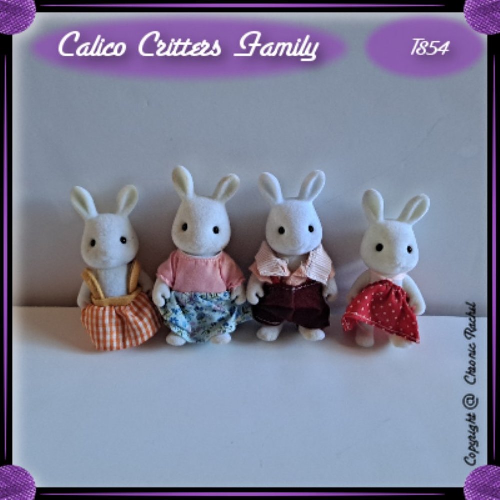 1985 Snow-Warren White Rabbit Family - Picture 2 of 9